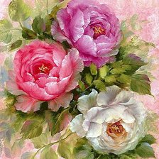 Акварельные розы