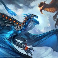 Схема вышивки «драконы»