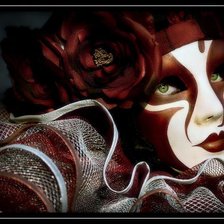 Схема вышивки «Маска»