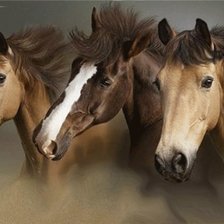 Схема вышивки «тройка»