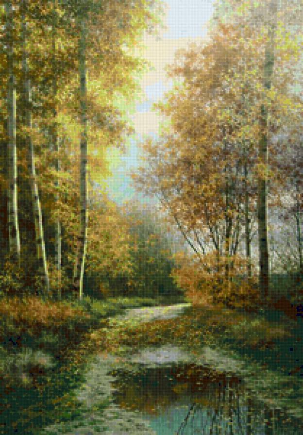 пейзаж - лес, осень, природа, пейзаж - предпросмотр