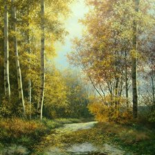 Схема вышивки «пейзаж»