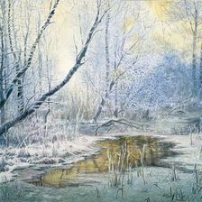 Схема вышивки «зимушка»