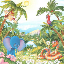 Схема вышивки «38 попугаев»