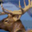 Предпросмотр схемы вышивки «Олень» (№140694)