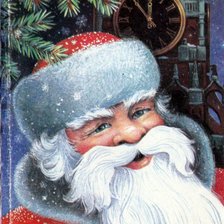 Схема вышивки «Дед Мороз»