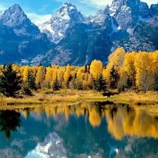 Схема вышивки «Пейзаж»