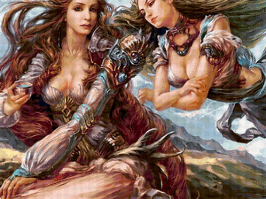 девушки - фэнтези, девушки, красивво - предпросмотр