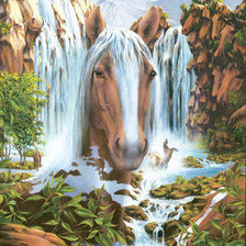 Схема вышивки «конь»