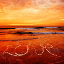 Схема вышивки «море»