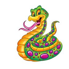 Схема вышивки «Год змеи»