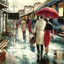 Схема вышивки «У перрона»