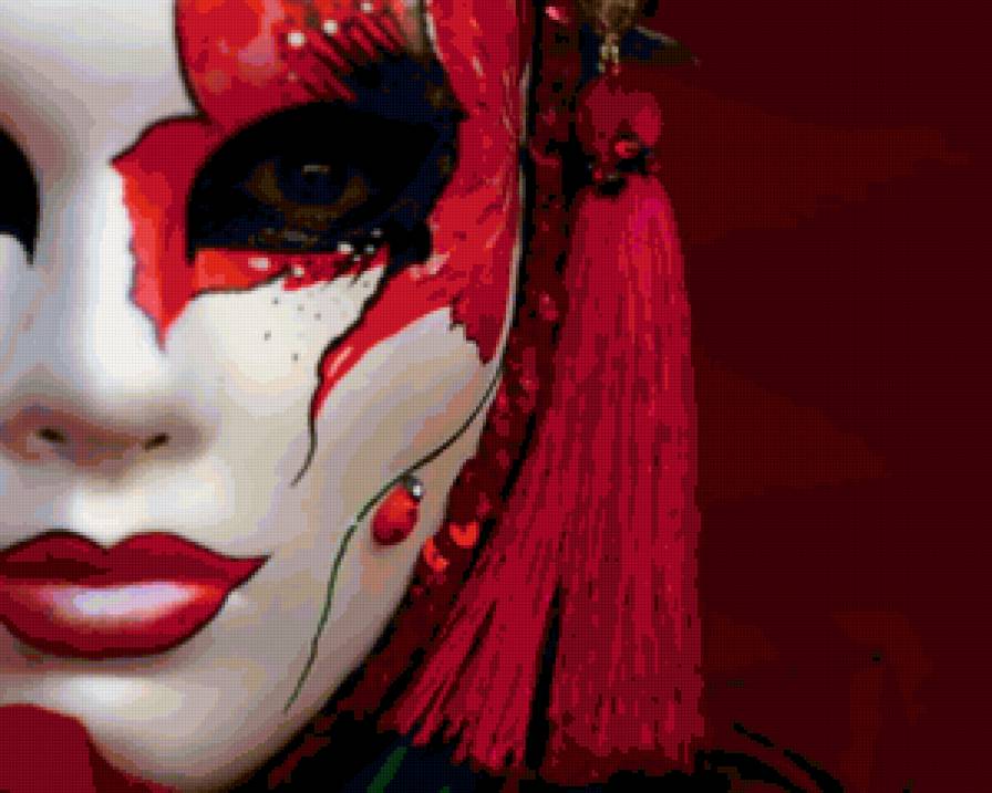 Маска Венеции - 1 - костюм, маскарад, венеция, картина, портрет, красота, маска - предпросмотр