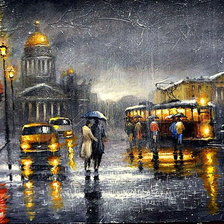 Схема вышивки «Петербург»