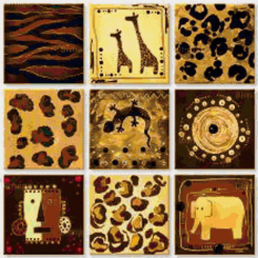 Этника - африка, узоры, природа - предпросмотр