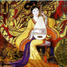 Схема вышивки «Восточная женщина»