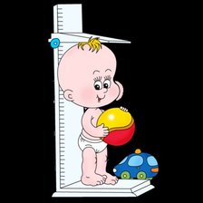 Схема вышивки «Малыш на весах»