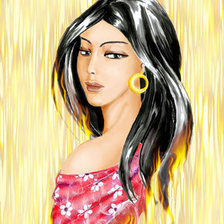 Схема вышивки «Цыганка»