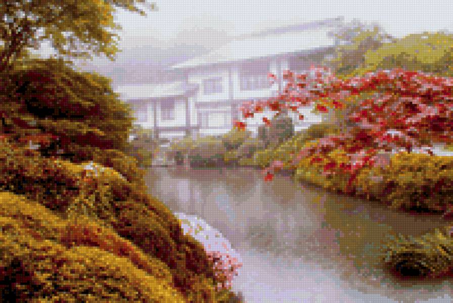 Пейзаж Японии - красота, природа, япония, пейзаж - предпросмотр