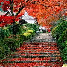 Схема вышивки «Пейзаж Японии»