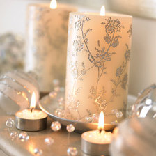 Схема вышивки «Новогодняя свечка»