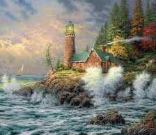 Схема вышивки «маяк»