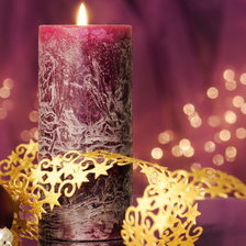 Новогодняя свечка