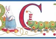 Схема вышивки «Алфавит»