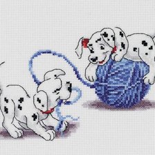 Схема вышивки «101 долматинец»