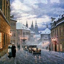 Схема вышивки «Прага»