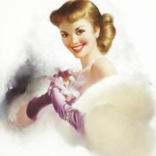 Схема вышивки «женщина»