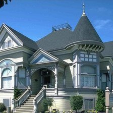 Схема вышивки «особняк»