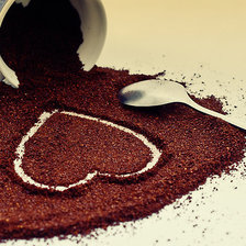 Схема вышивки «Серия "Кухня" Кофейное сердце»