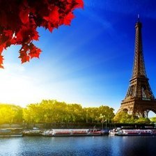 Схема вышивки «осень в париже»