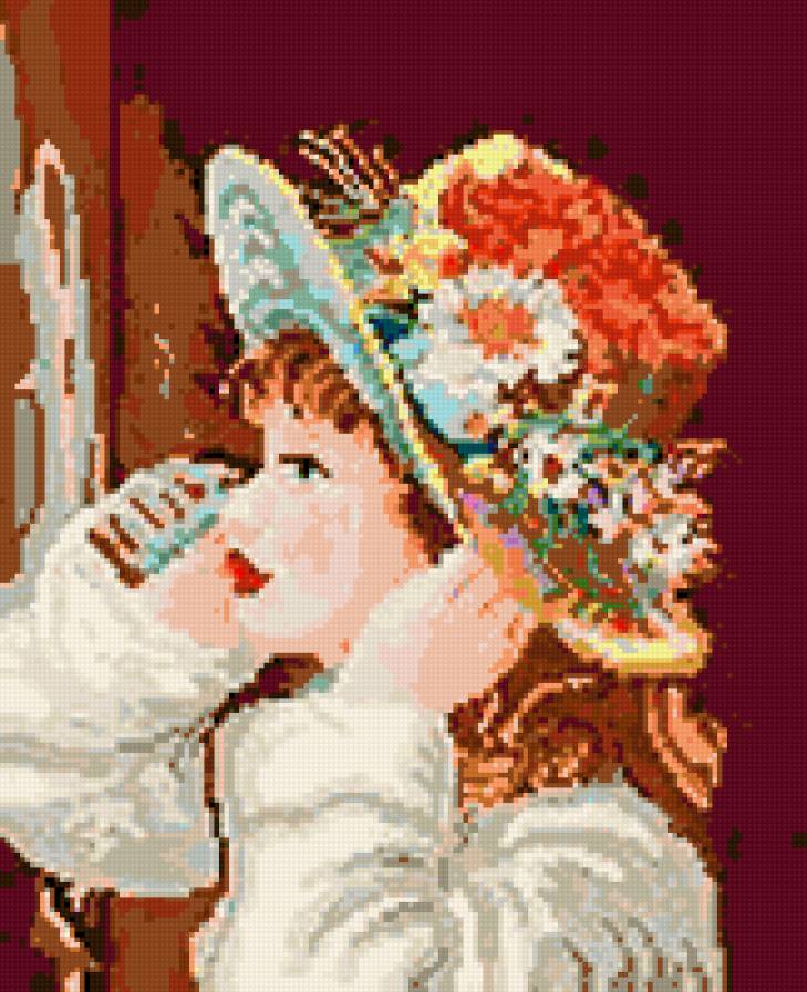 момичето с шапка - предпросмотр