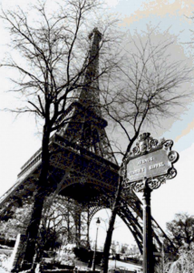 Серия "Париж" Эйфелева башня - париж, франция, эйфелева башня - предпросмотр