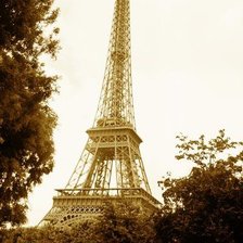 Схема вышивки «Серия "Париж" Эйфелева башня»