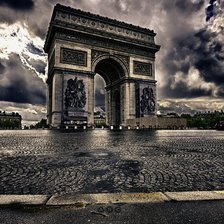 Схема вышивки «Серия "Париж" Арка»