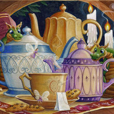 Схема вышивки «Дракоши»