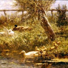 Схема вышивки «David Adolph Constant Artz»