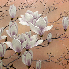 Схема вышивки «Магнолия»