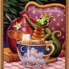 Схема вышивки «Дракоша»