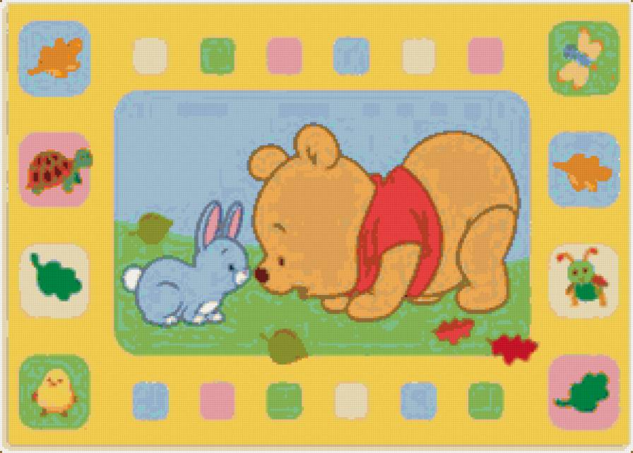 Винни Пух - детская, подушка, мишка, зайка, винни пух, детям - предпросмотр