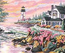 Схема вышивки «Маяк»