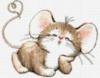 Схема вышивки «мышка»