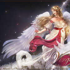 Схема вышивки «дева»