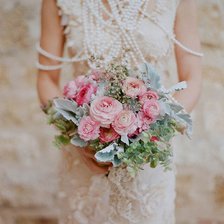 Схема вышивки «pearl roses»