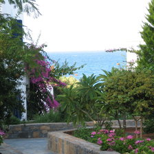 Схема вышивки «Вид на море»