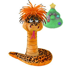 Схема вышивки «Год Змеи 2013»