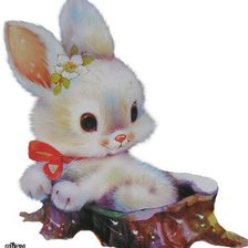 Схема вышивки «Зайчик»